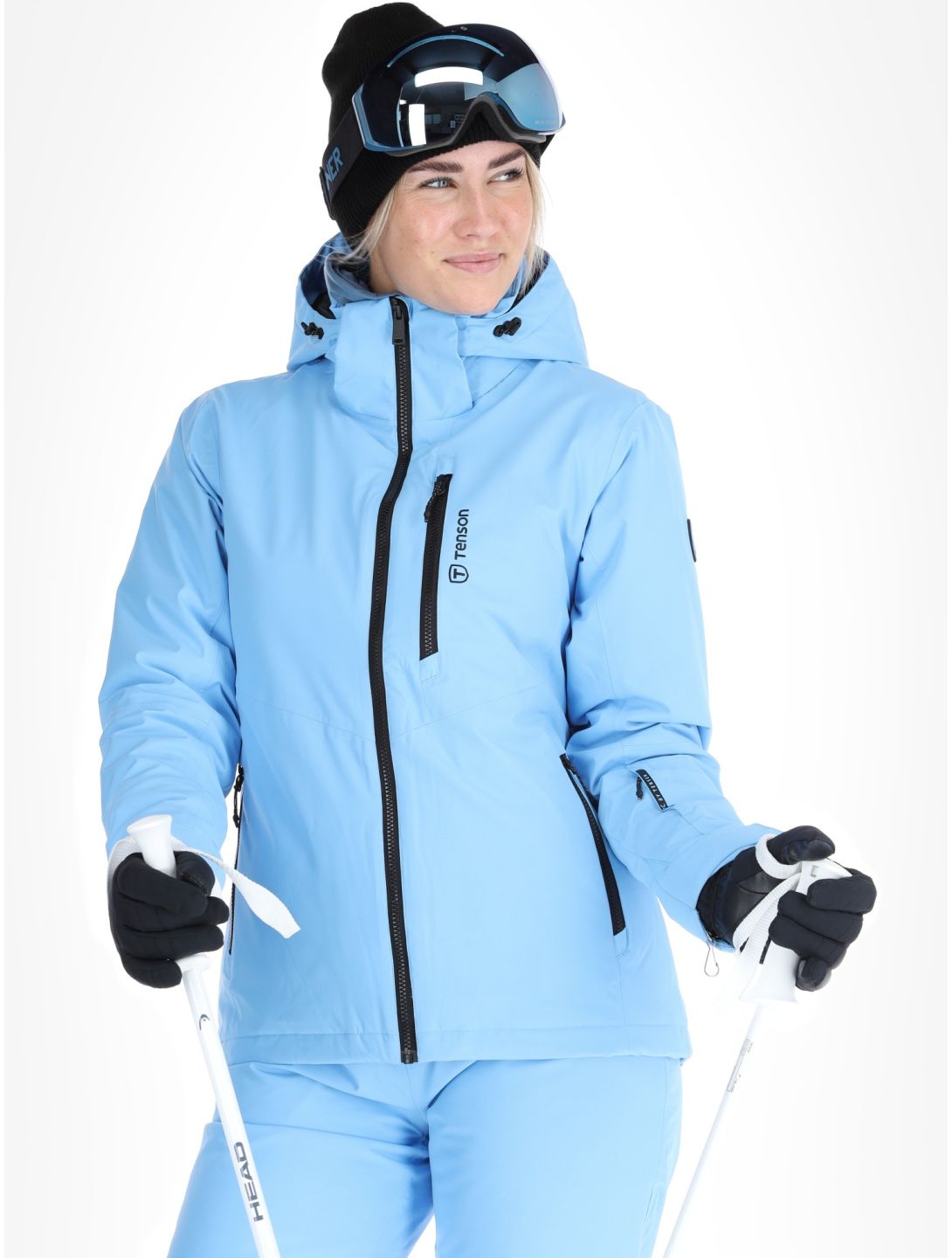 Tenson, Moa Ski giacca sci donna Light Blue blu 