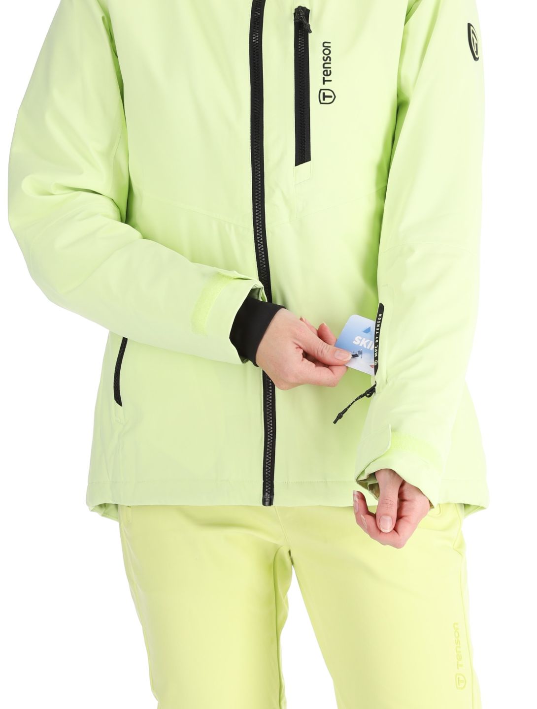 Tenson, Moa Ski giacca sci donna Light Green verde 