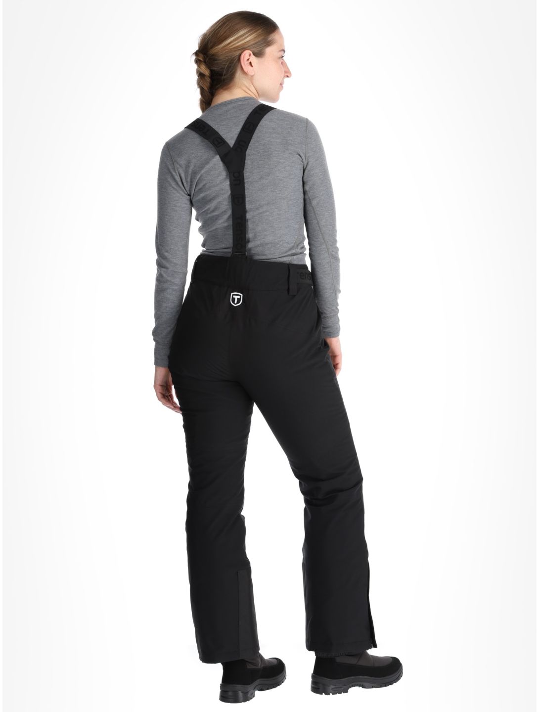 Tenson, Moa Ski pantaloni da sci donna Black nero 