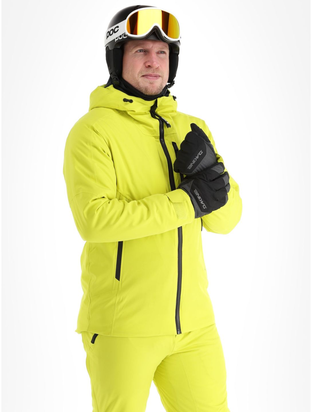 Tenson, Prime giacca sci uomo Cyber Lime giallo 