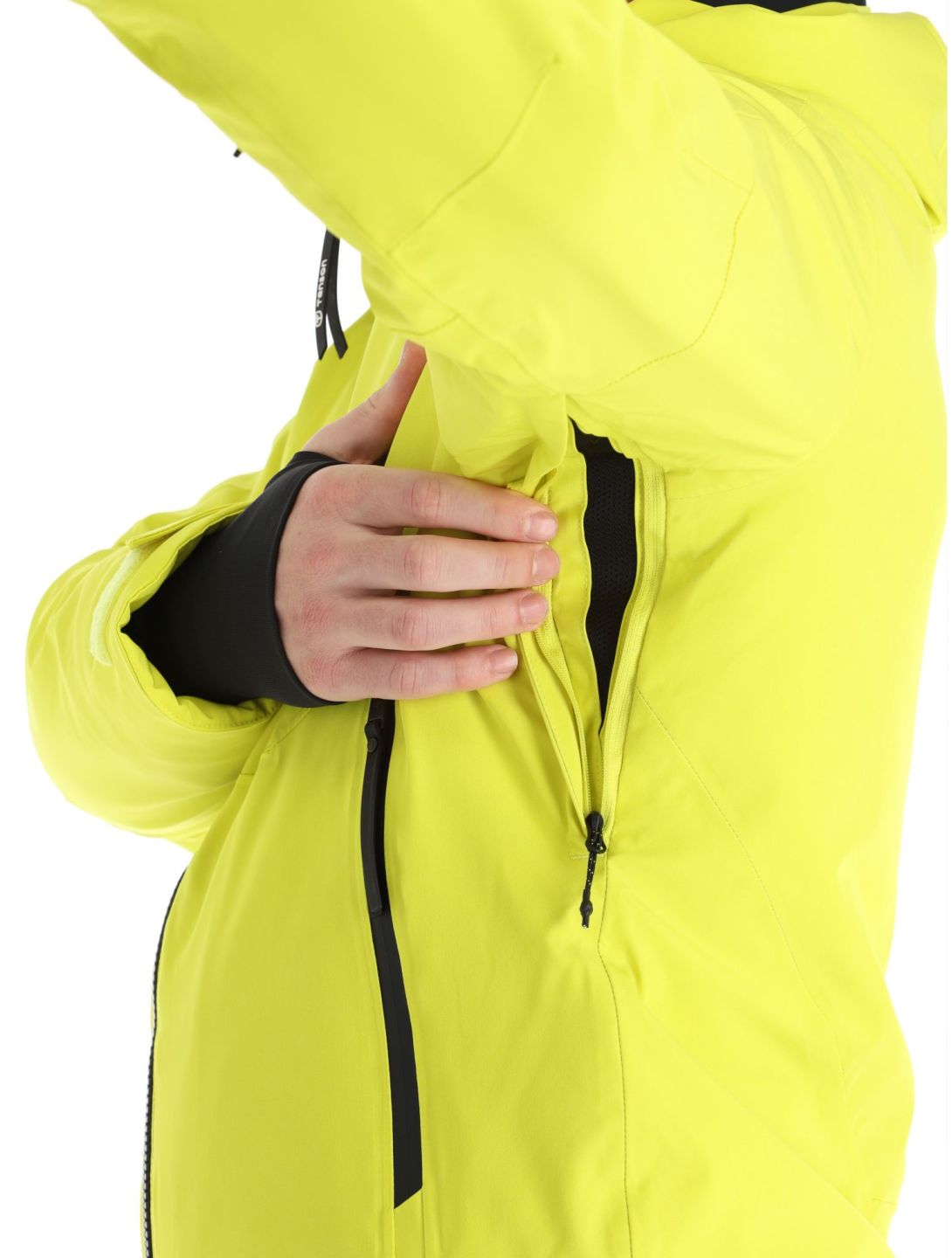 Tenson, Prime giacca sci uomo Cyber Lime giallo 