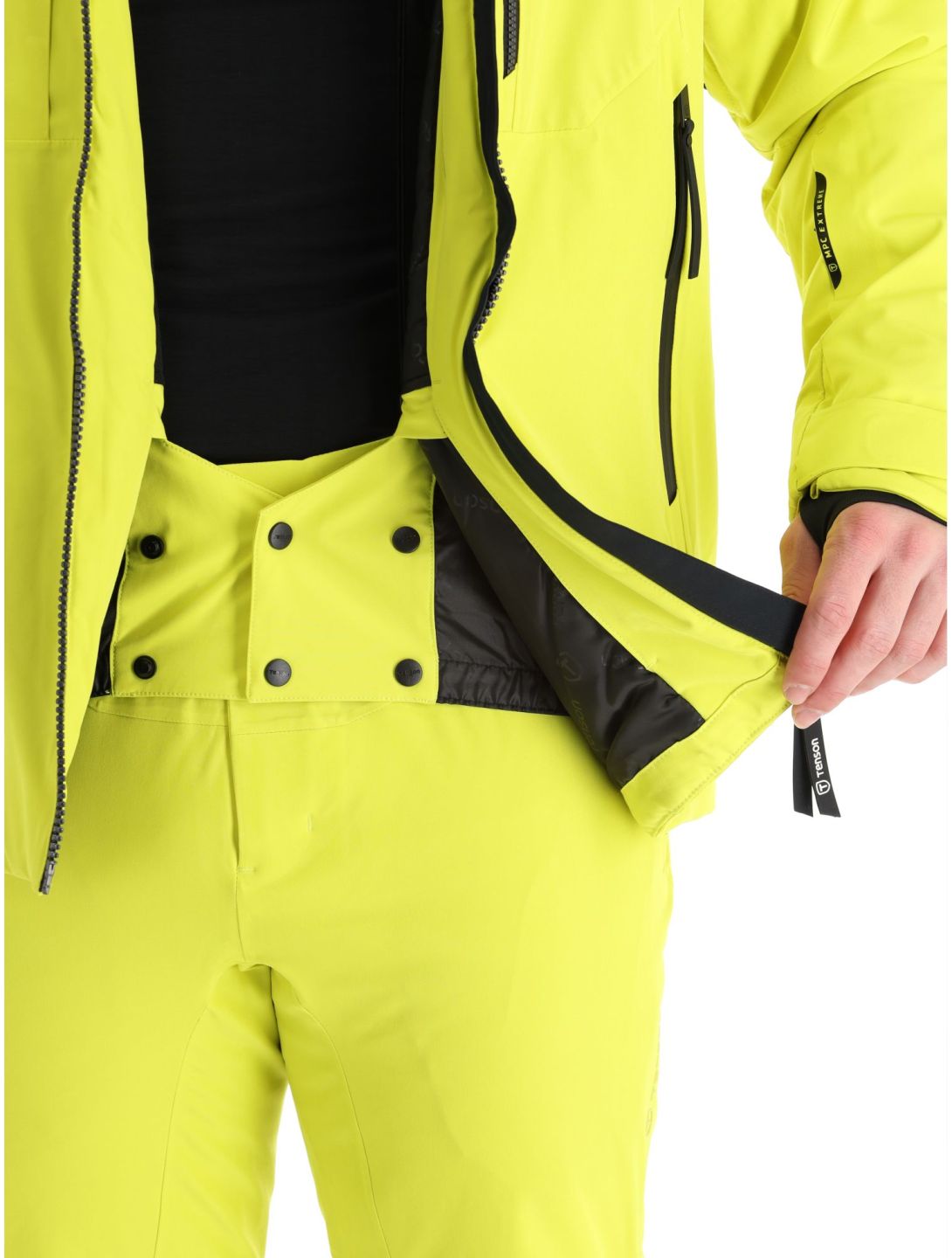 Tenson, Prime giacca sci uomo Cyber Lime giallo 