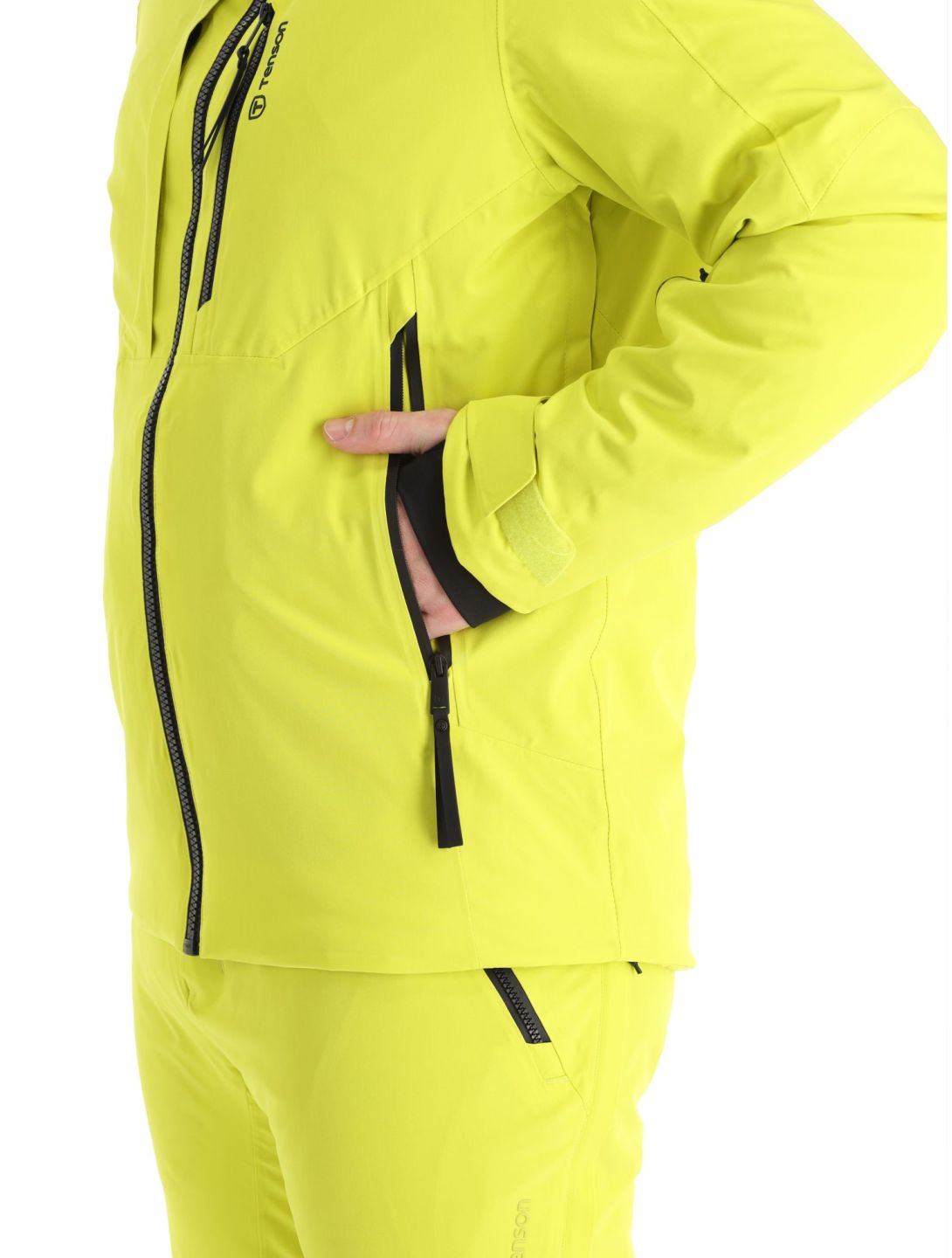 Tenson, Prime giacca sci uomo Cyber Lime giallo 