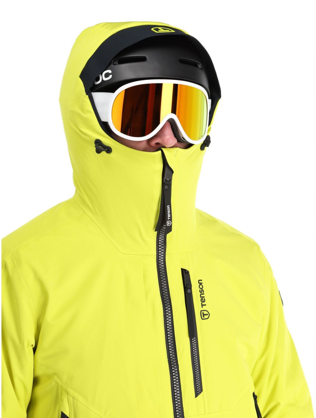 Tenson, Prime giacca sci uomo Cyber Lime giallo 