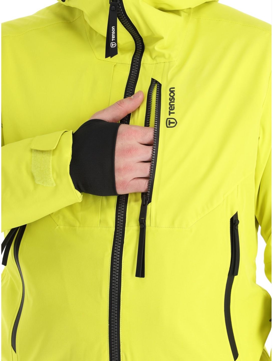 Tenson, Prime giacca sci uomo Cyber Lime giallo 