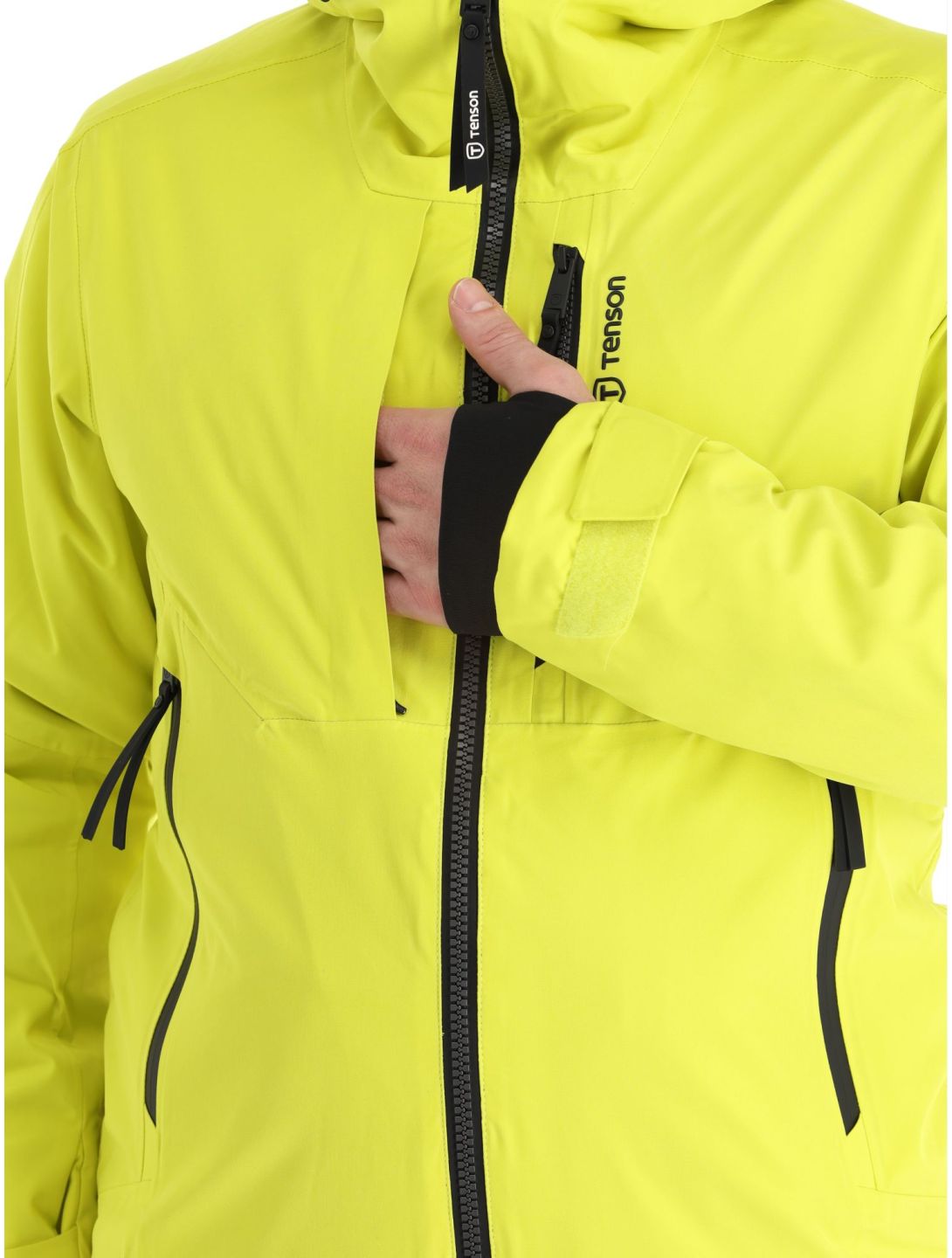 Tenson, Prime giacca sci uomo Cyber Lime giallo 