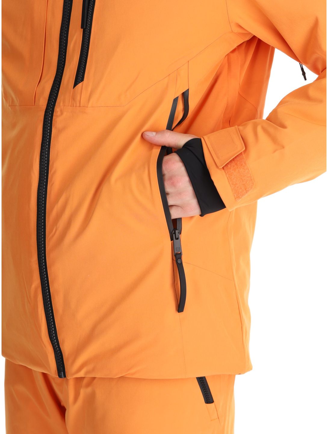 Tenson, Prime Pro giacca sci uomo Dark Orange arancio 