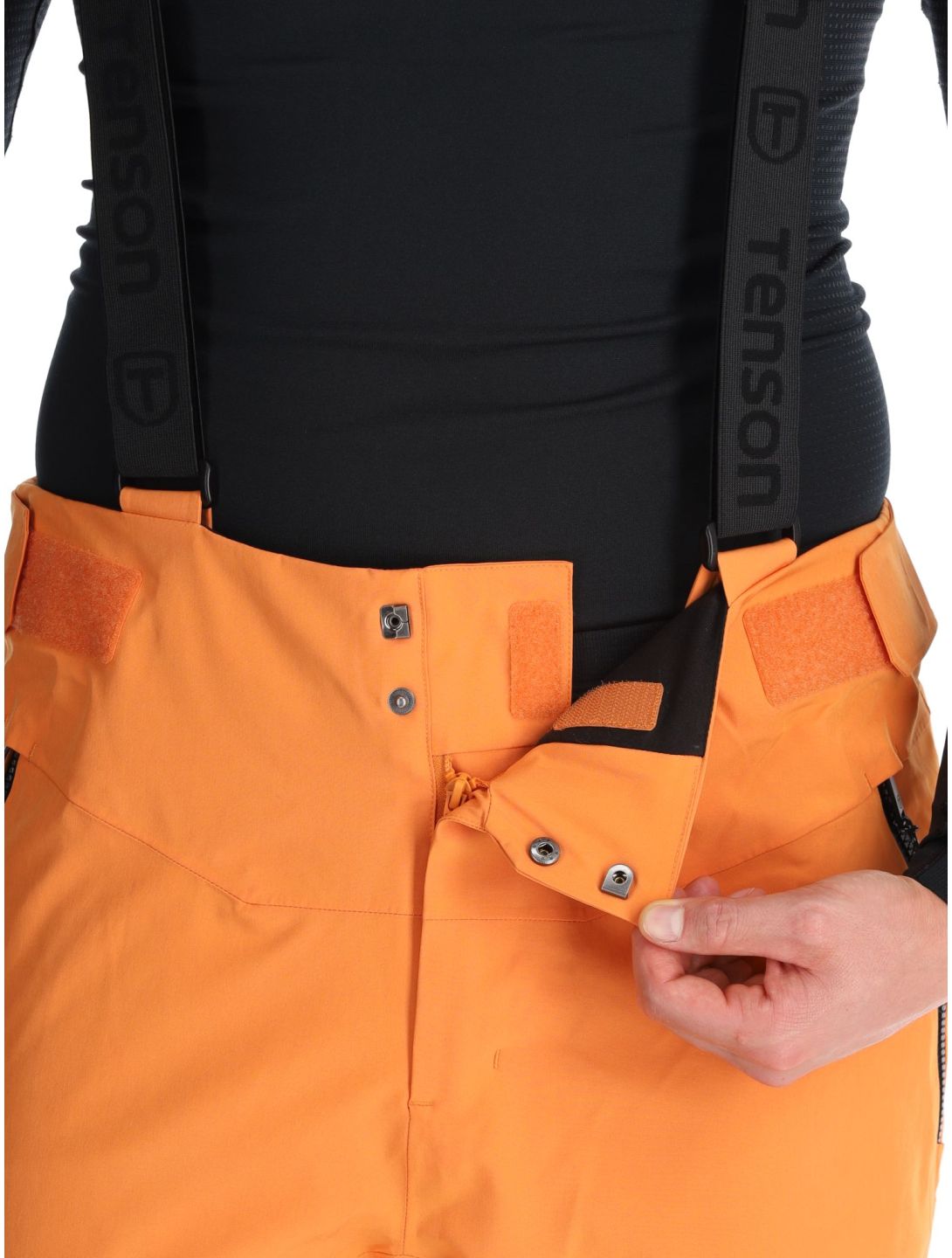 Tenson, Prime Pro pantaloni da sci uomo Dark Orange arancio 