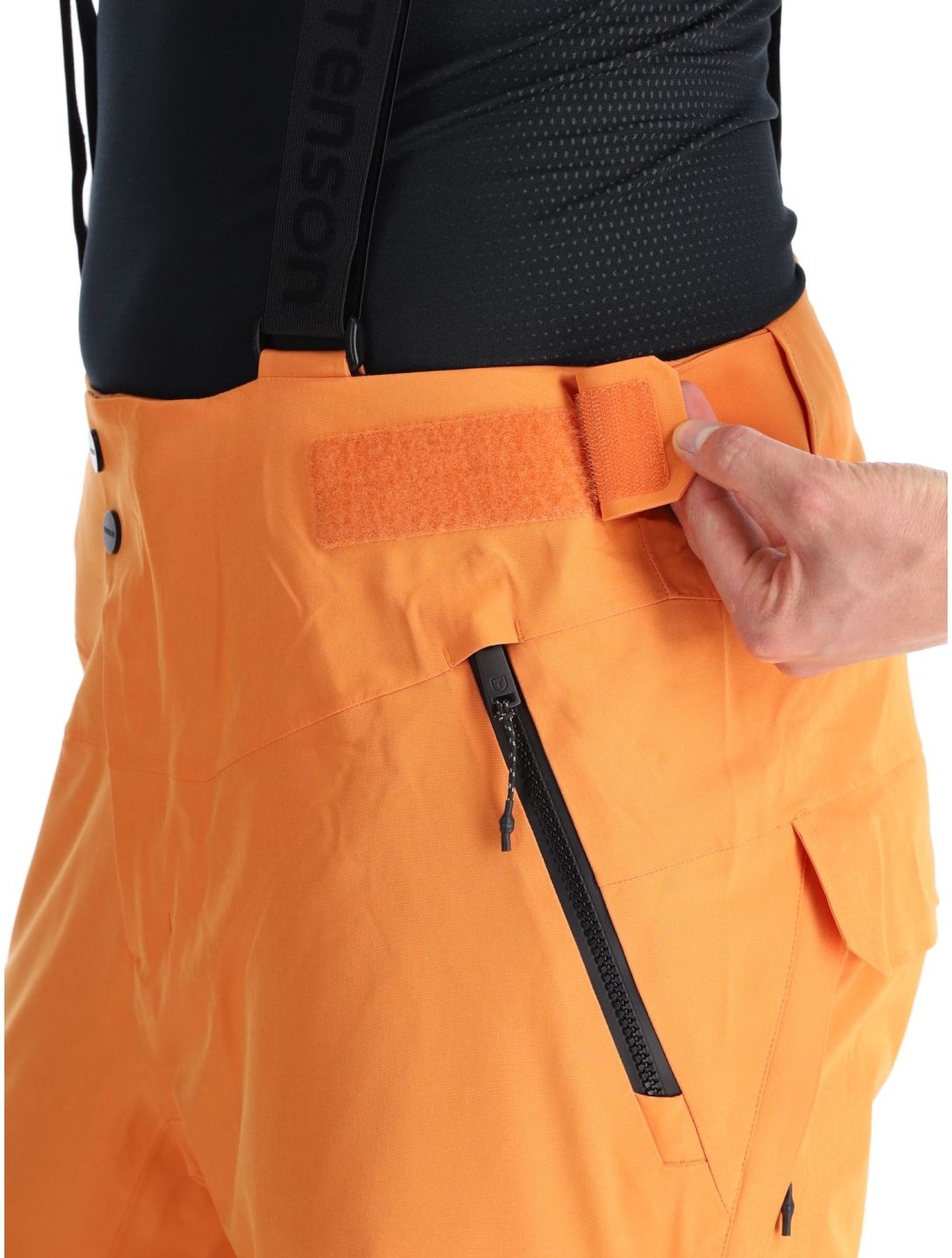 Tenson, Prime Pro pantaloni da sci uomo Dark Orange arancio 