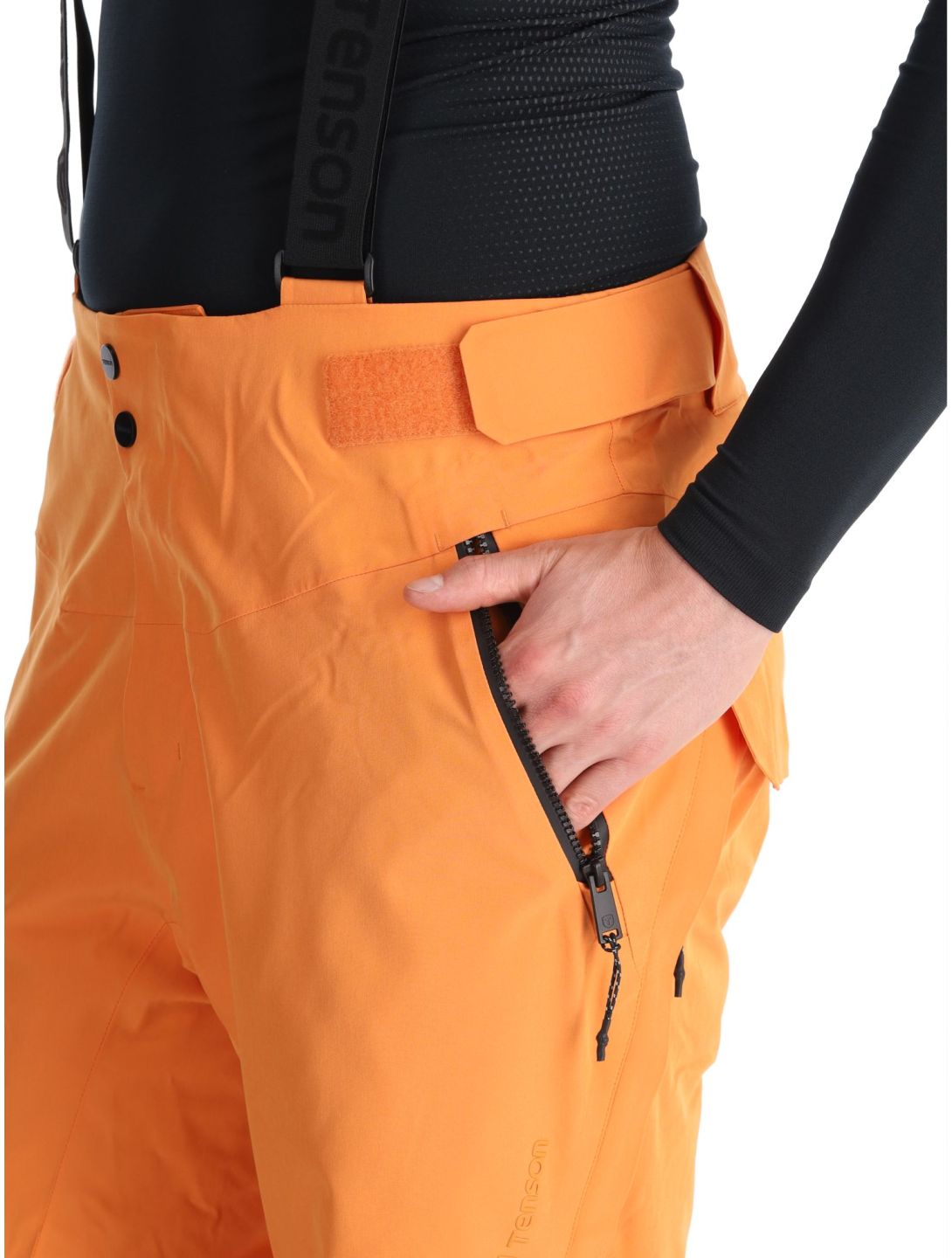 Tenson, Prime Pro pantaloni da sci uomo Dark Orange arancio 