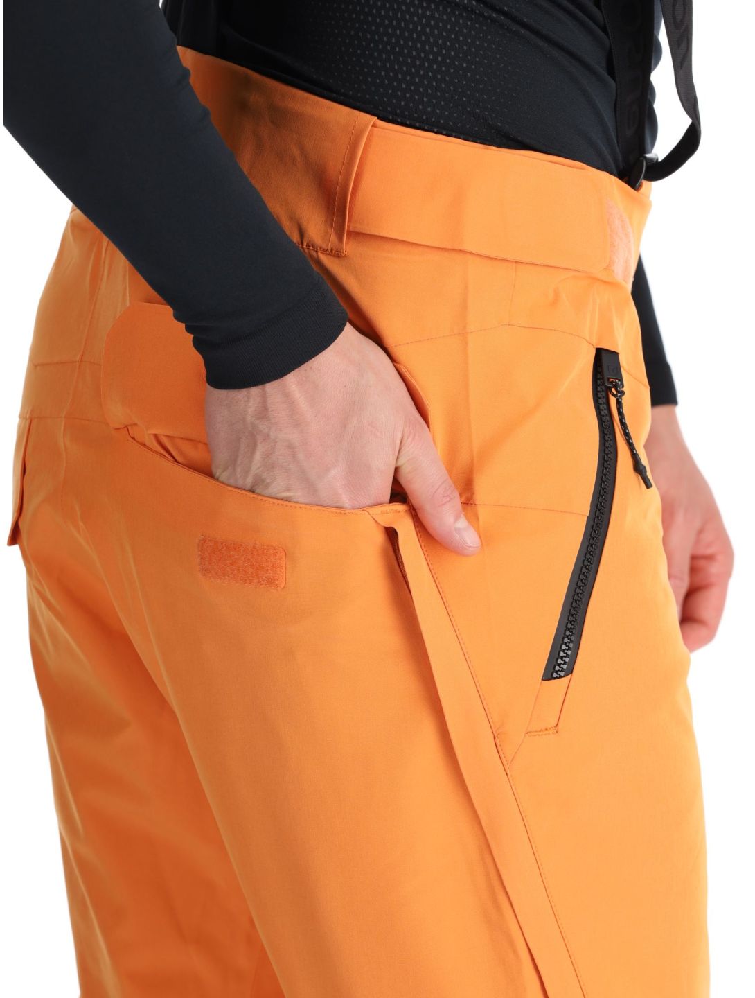 Tenson, Prime Pro pantaloni da sci uomo Dark Orange arancio 