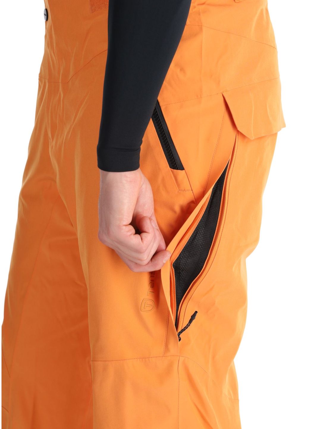 Tenson, Prime Pro pantaloni da sci uomo Dark Orange arancio 