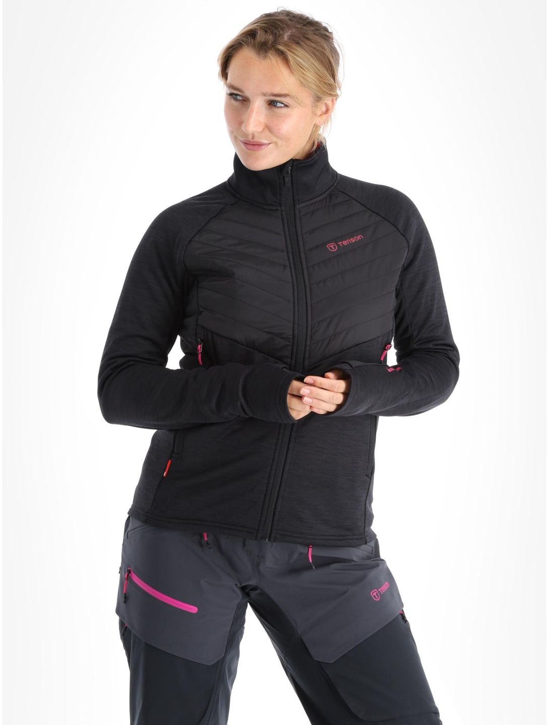 Tenson, Touring Midlayer gilet donna Anthracite grigio 