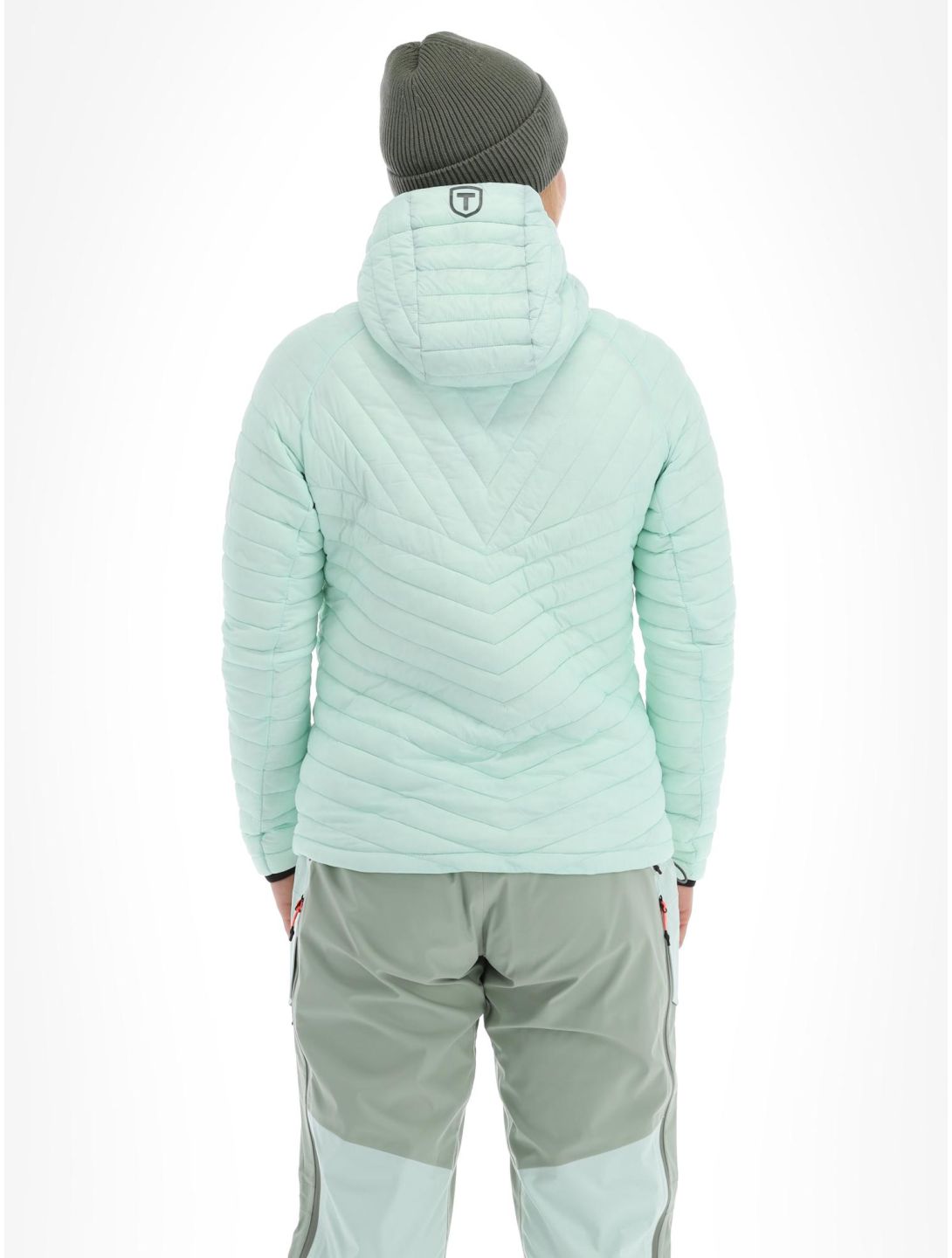 Tenson, Touring Puffer piumino donna Light Green verde 