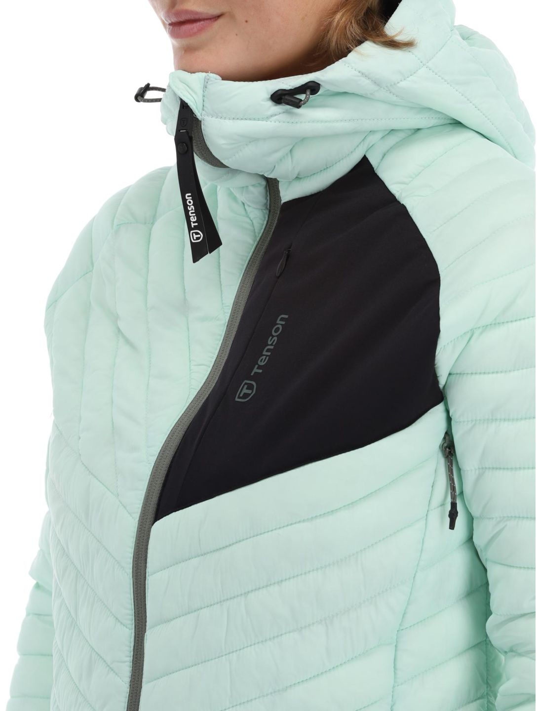 Tenson, Touring Puffer piumino donna Light Green verde 