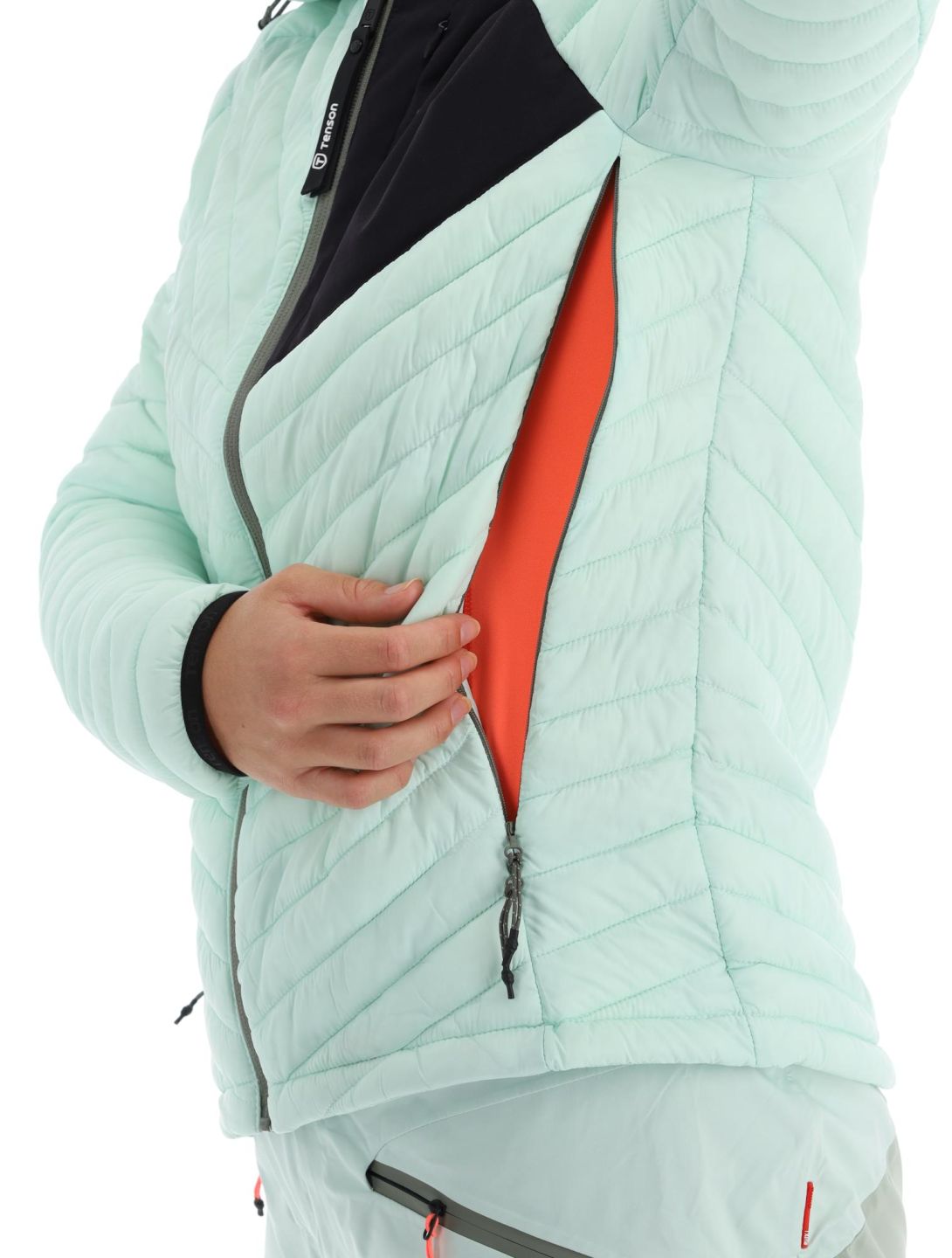 Tenson, Touring Puffer piumino donna Light Green verde 