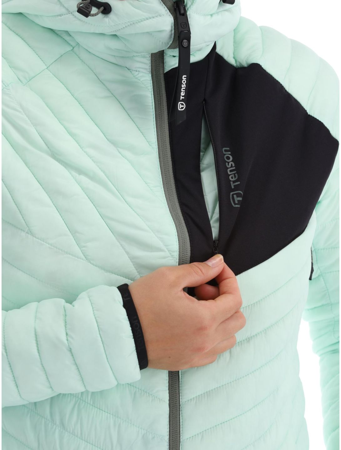 Tenson, Touring Puffer piumino donna Light Green verde 