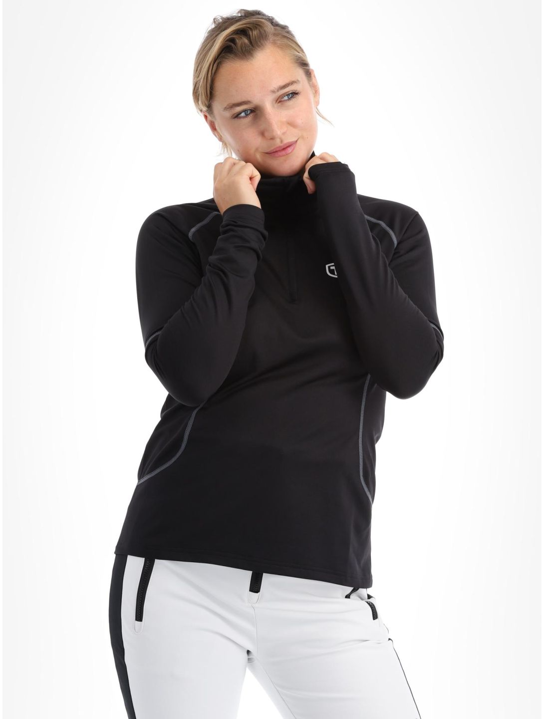 Tenson, TXlite Half Zip maglione donna Black nero 