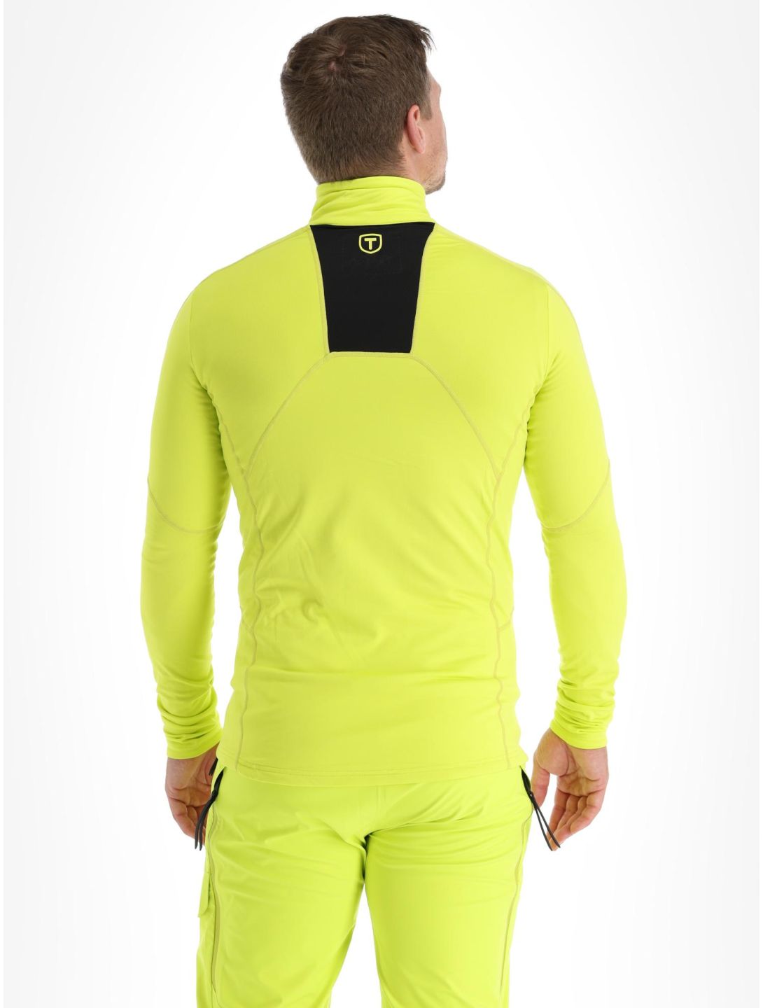 Tenson, TXlite Half Zip maglione uomo Acid Lemon giallo 