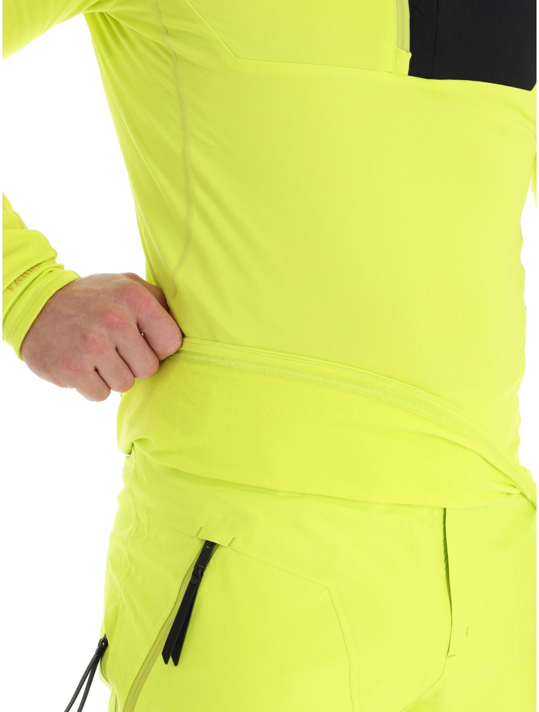 Tenson, TXlite Half Zip maglione uomo Acid Lemon giallo 