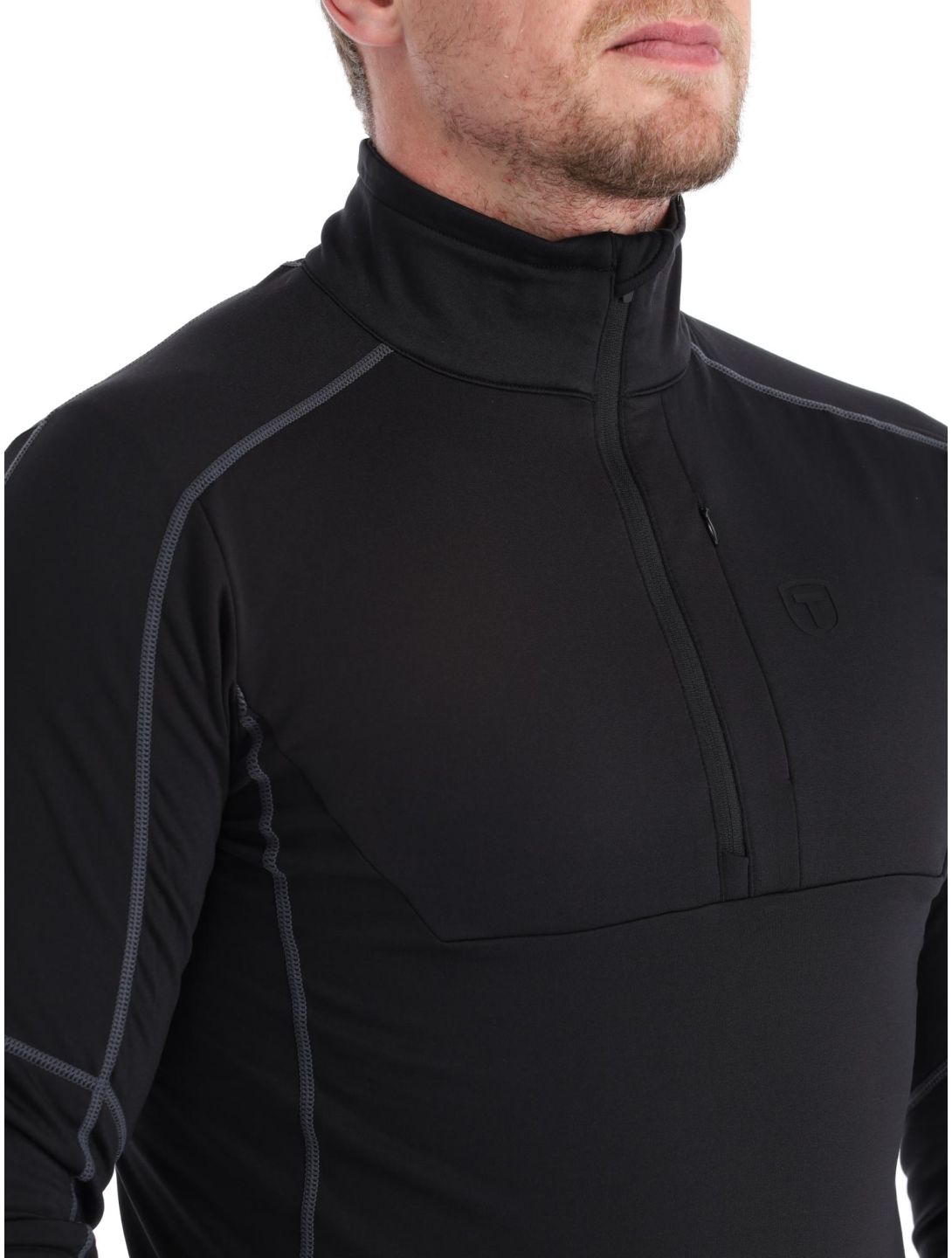 Tenson, TXlite Half Zip maglione uomo Black nero 