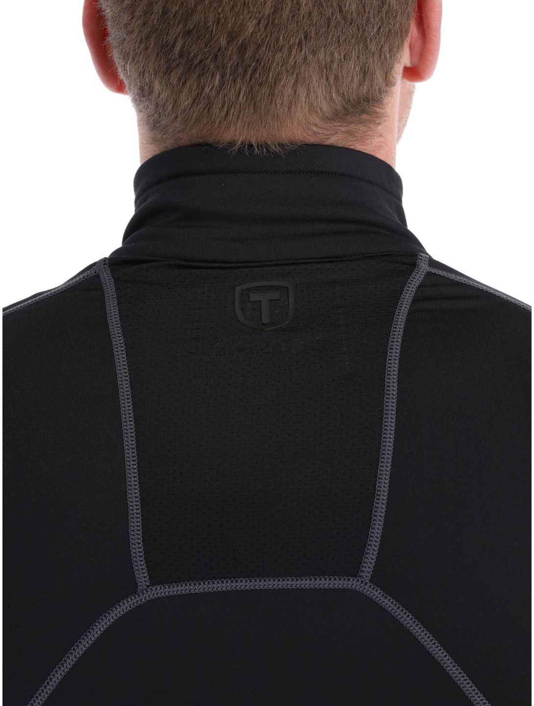 Tenson, TXlite Half Zip maglione uomo Black nero 