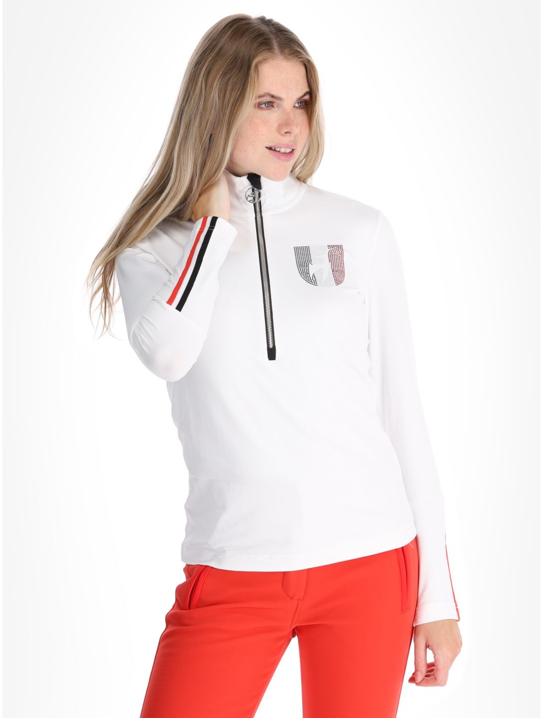 Toni Sailer, Aiumy maglione donna Bright White bianco 