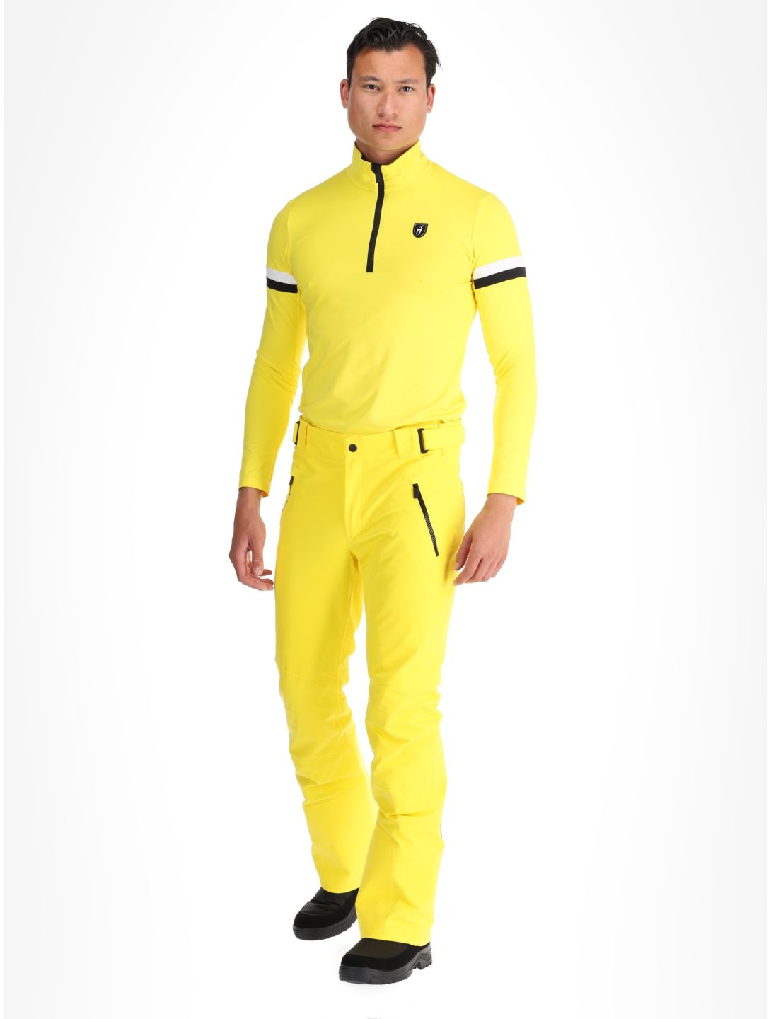 Toni Sailer, William pantaloni da sci uomo Nepal Yellow giallo 