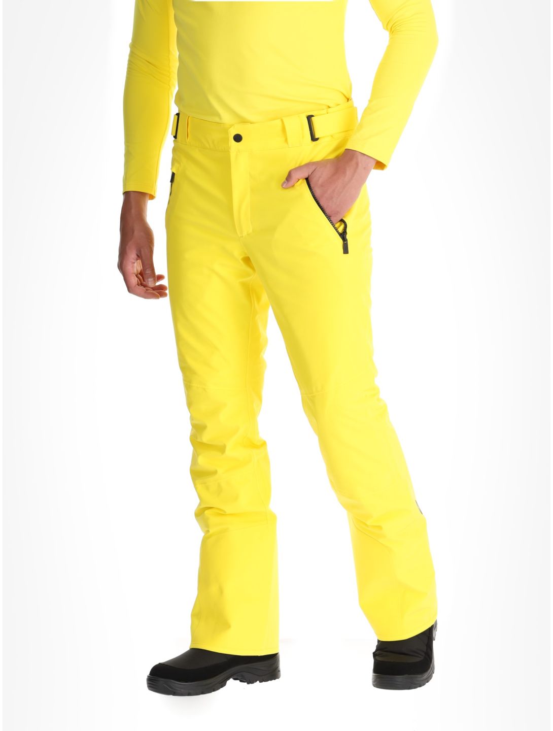 Toni Sailer, William pantaloni da sci uomo Nepal Yellow giallo 