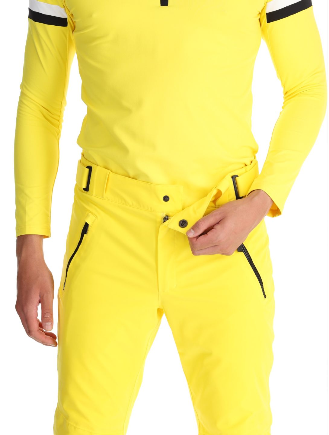 Toni Sailer, William pantaloni da sci uomo Nepal Yellow giallo 