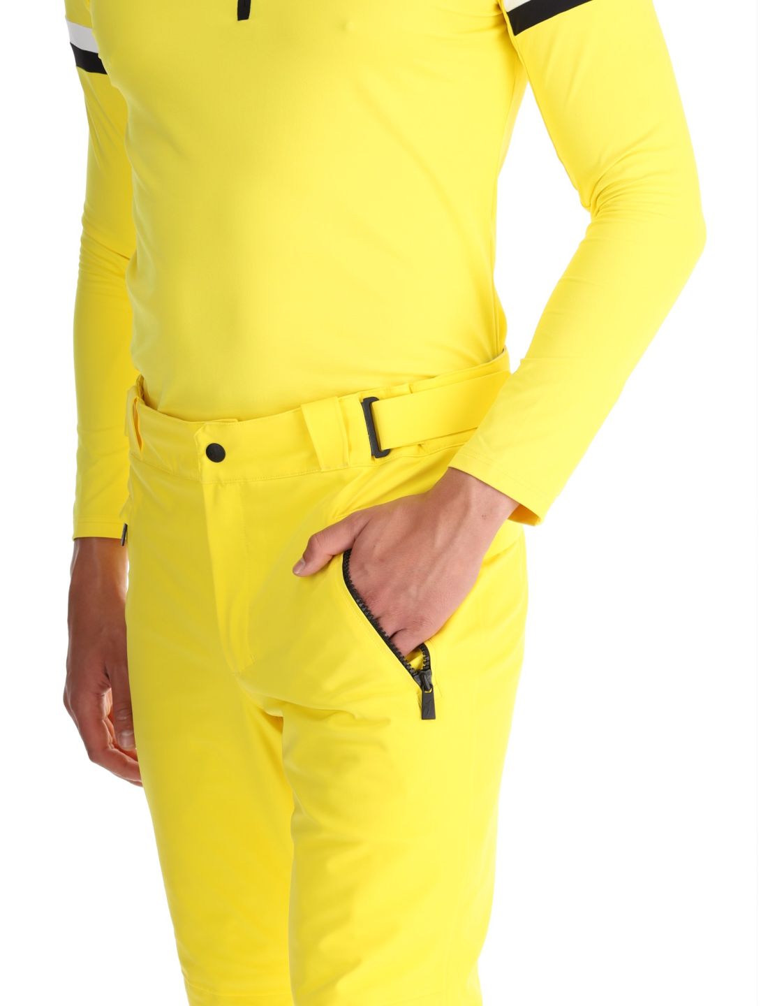 Toni Sailer, William pantaloni da sci uomo Nepal Yellow giallo 