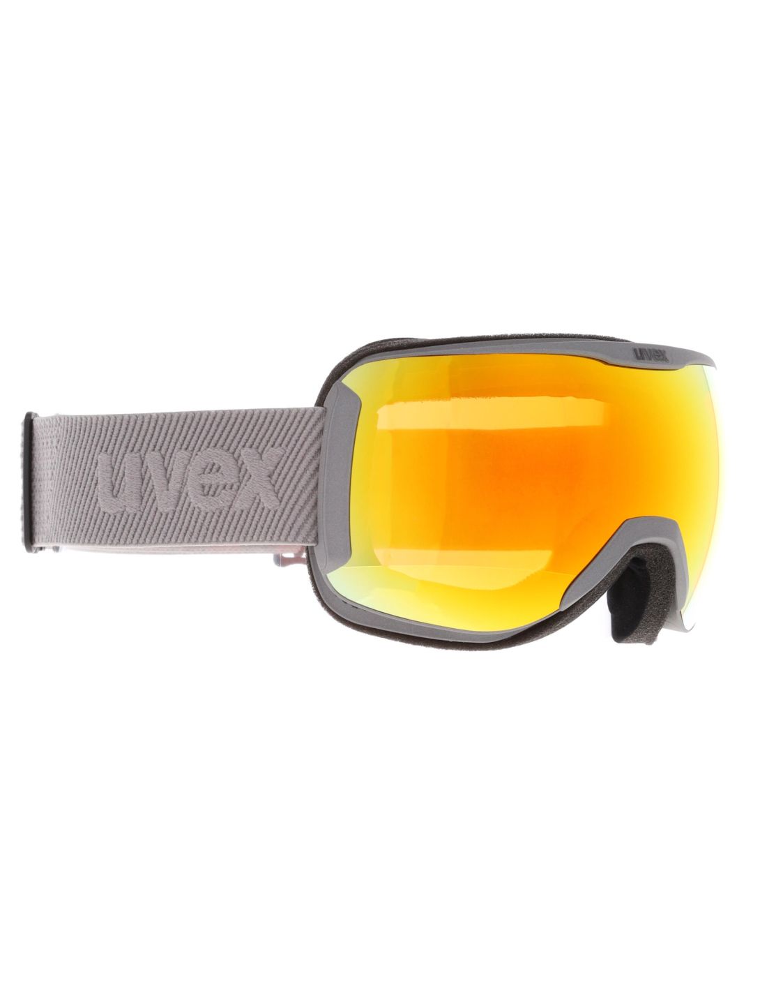 Uvex, Downhill 2100 Cv S1 mascherina da sci OTG unisex Rhino Slate / Orange arancio, grigio 