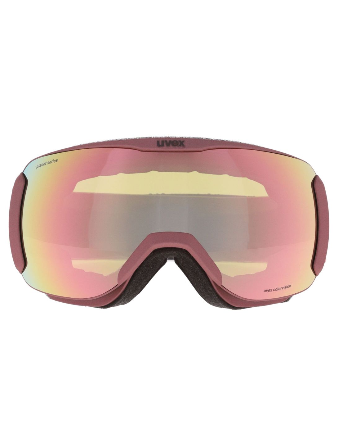 Uvex, Downhill 2100 CV S2 Planet mascherina da sci unisex Antique Rose Matt/ Mirror Rose rosa 