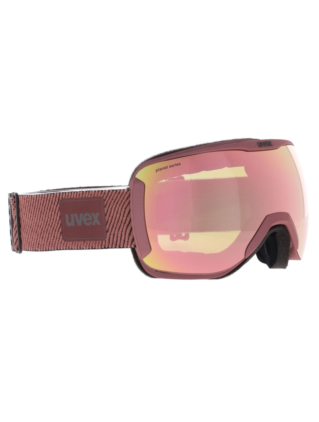 Uvex, Downhill 2100 CV S2 Planet mascherina da sci unisex Antique Rose Matt/ Mirror Rose rosa 