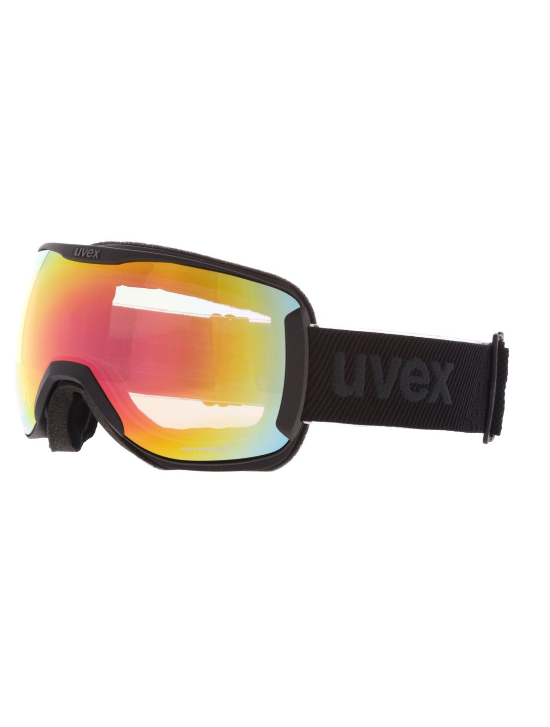 Uvex, Downhill 2100 V S1-3 mascherina da sci unisex Black Matt / Mirror Rainbow nero 