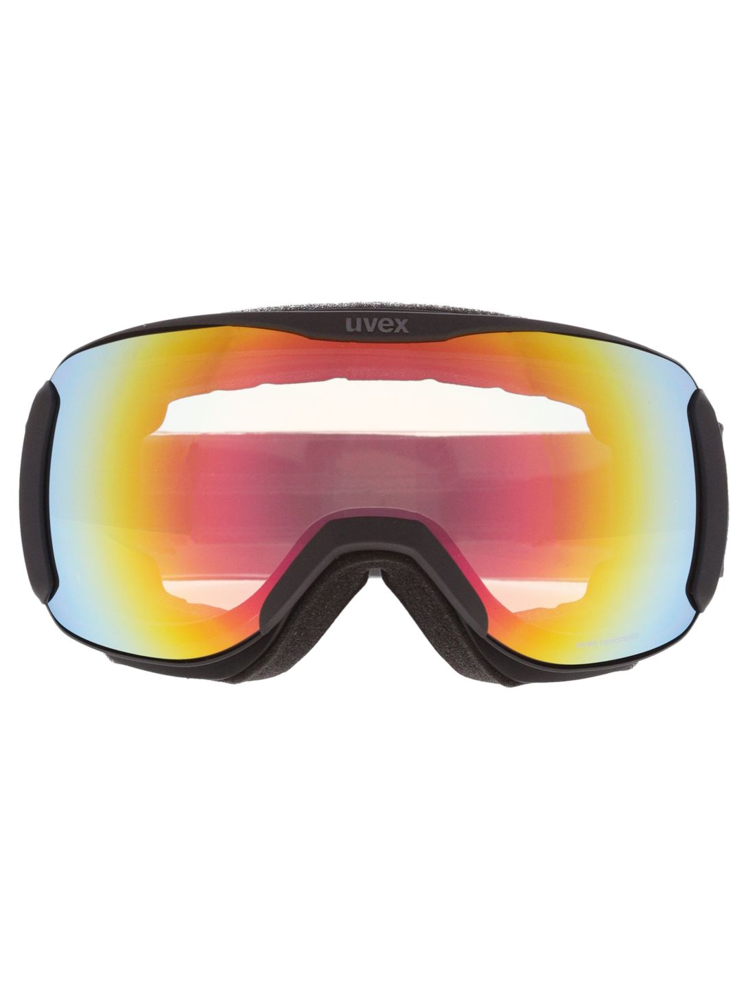 Uvex, Downhill 2100 V S1-3 mascherina da sci unisex Black Matt / Mirror Rainbow nero 