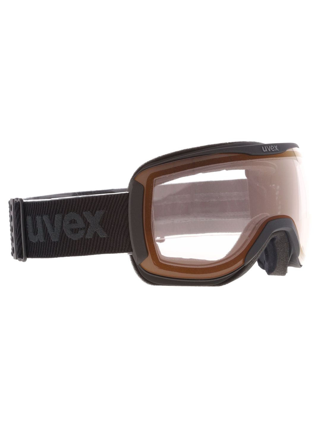 Uvex, Downhill 2100 V S1-3 mascherina da sci unisex Black Matt / Mirror Red nero 