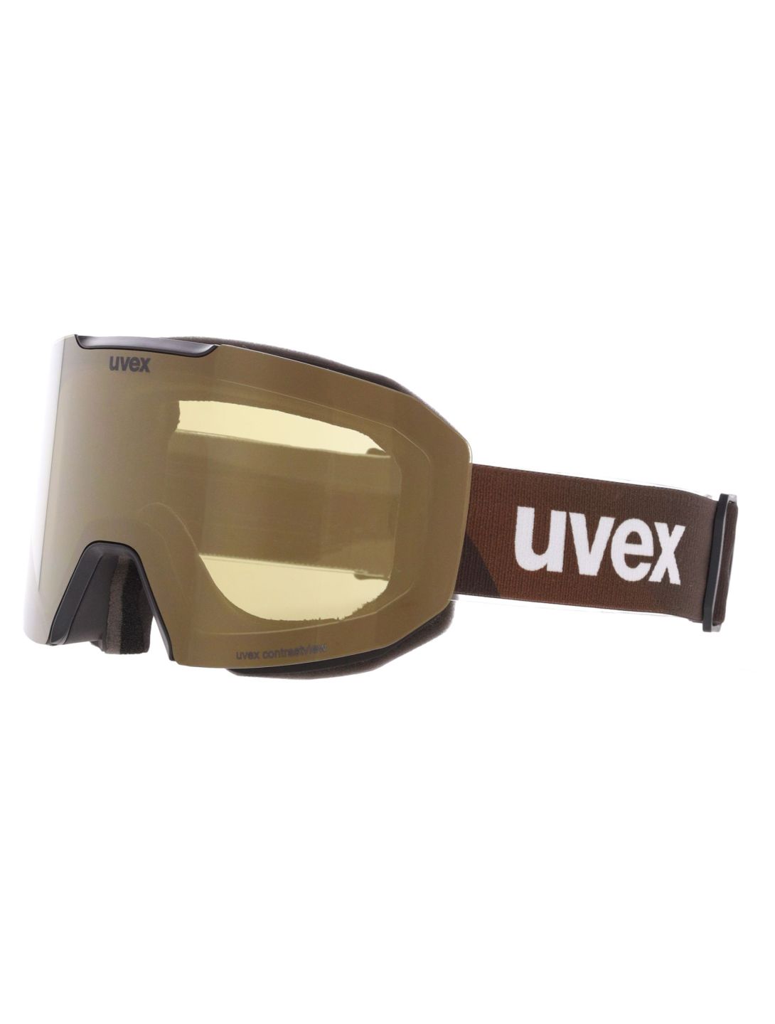 Uvex, Evidnt Attract Cv Dl/fm mascherina da sci unisex Black Matt / Mirror Copper marrone, nero 