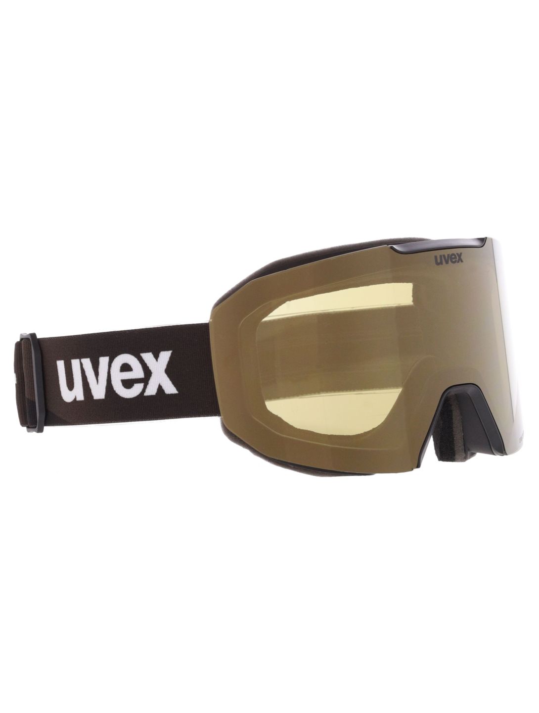 Uvex, Evidnt Attract Cv Dl/fm mascherina da sci unisex Black Matt / Mirror Copper marrone, nero 