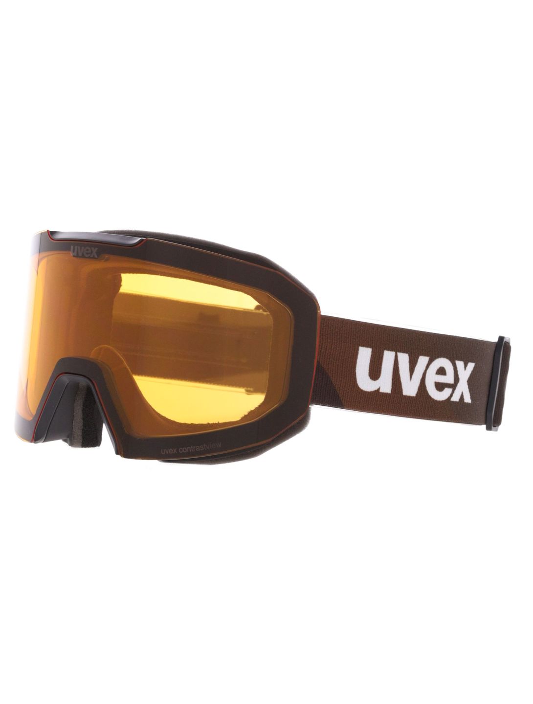 Uvex, Evidnt Attract Cv Dl/fm mascherina da sci unisex Black Matt / Mirror Copper marrone, nero 