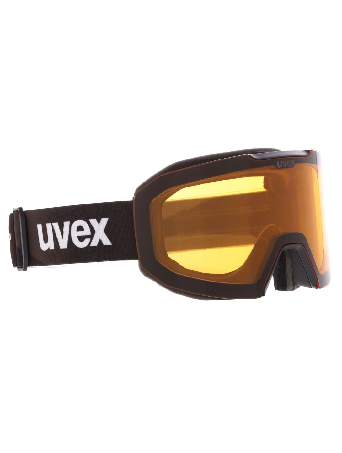 Uvex, Evidnt Attract Cv Dl/fm mascherina da sci unisex Black Matt / Mirror Copper marrone, nero 