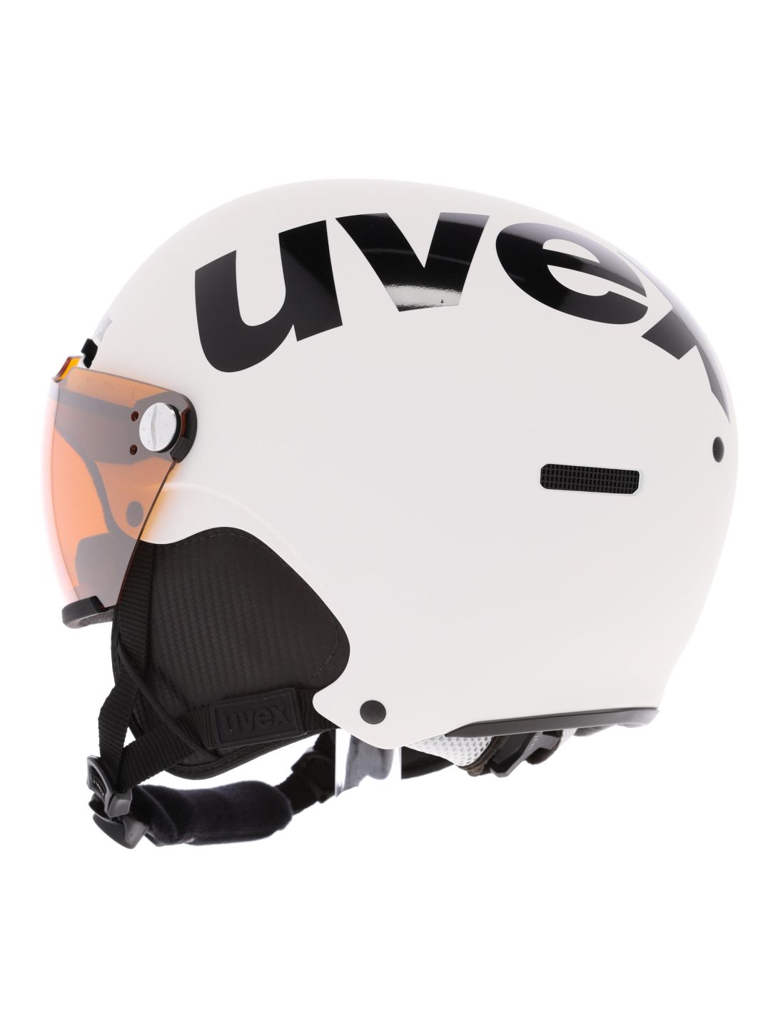 Uvex, Hlmt 500 Visor caschetto con visiera unisex mat bianco 