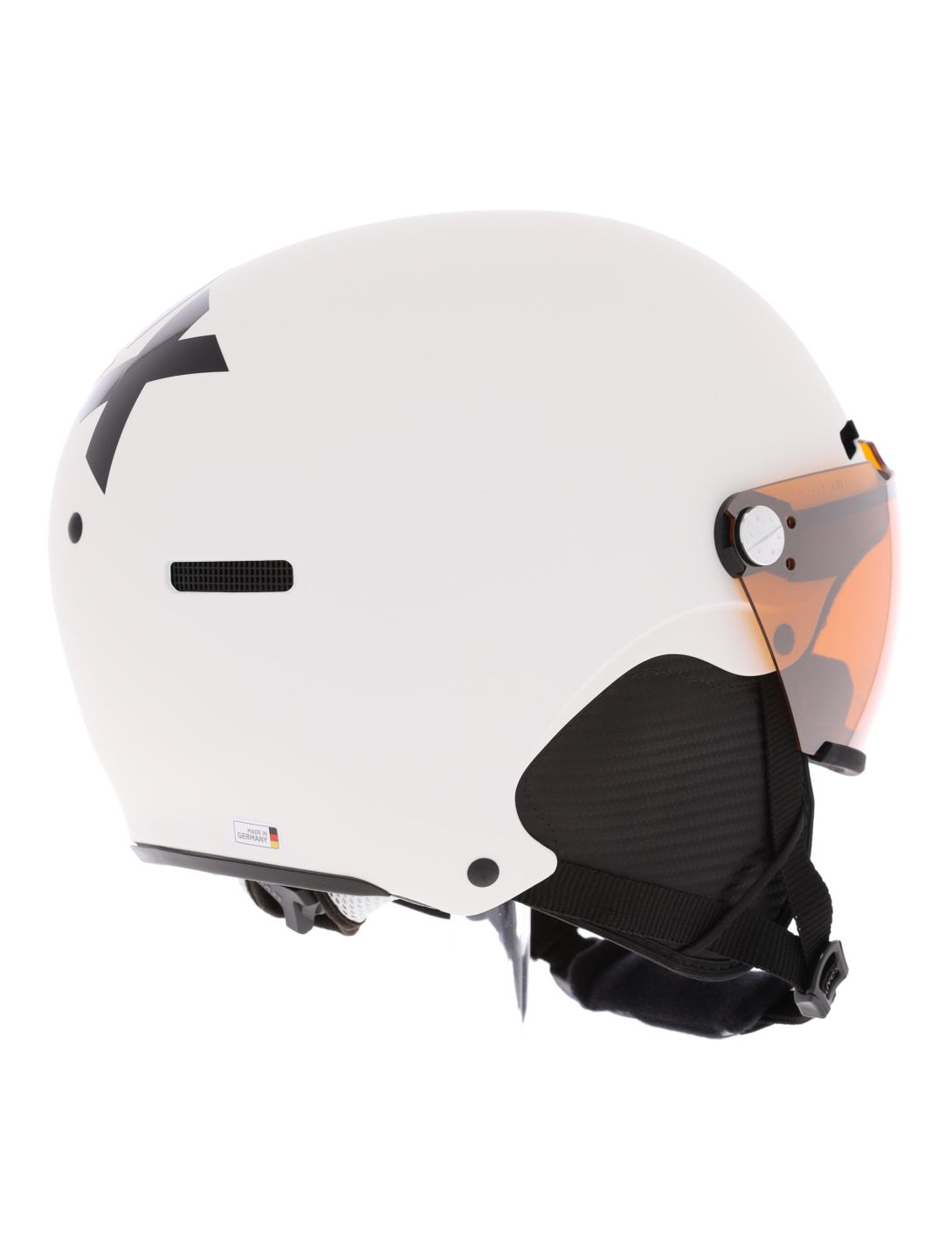 Uvex, Hlmt 500 Visor caschetto con visiera unisex mat bianco 