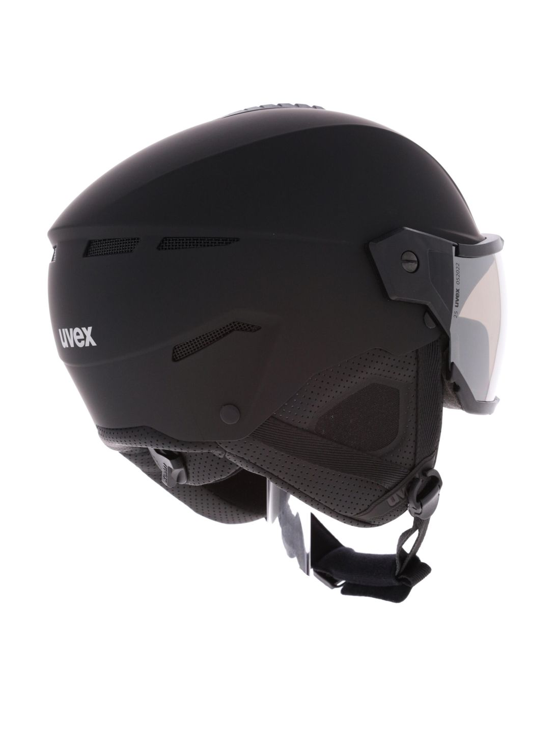 Uvex, Instinct Visor caschetto con visiera unisex Black Matt / Mirror Silver nero 