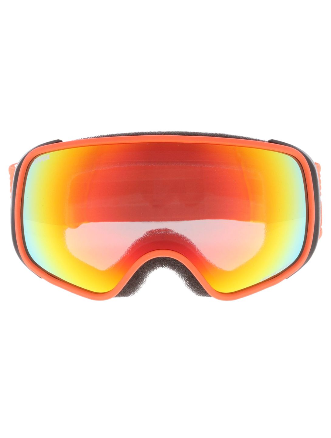 Uvex, Scribble Fm Sphere mascherina da sci unisex Fierce Red / Rainbow Clear multicolorato, rosso 