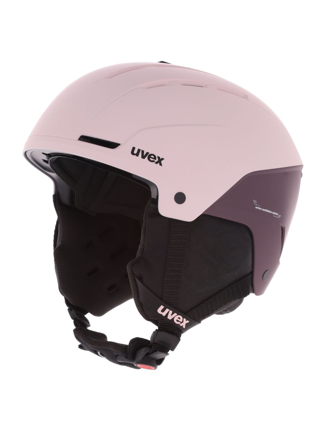 Uvex, Stance casco unisex Powder Plum Matt rosa, viola 