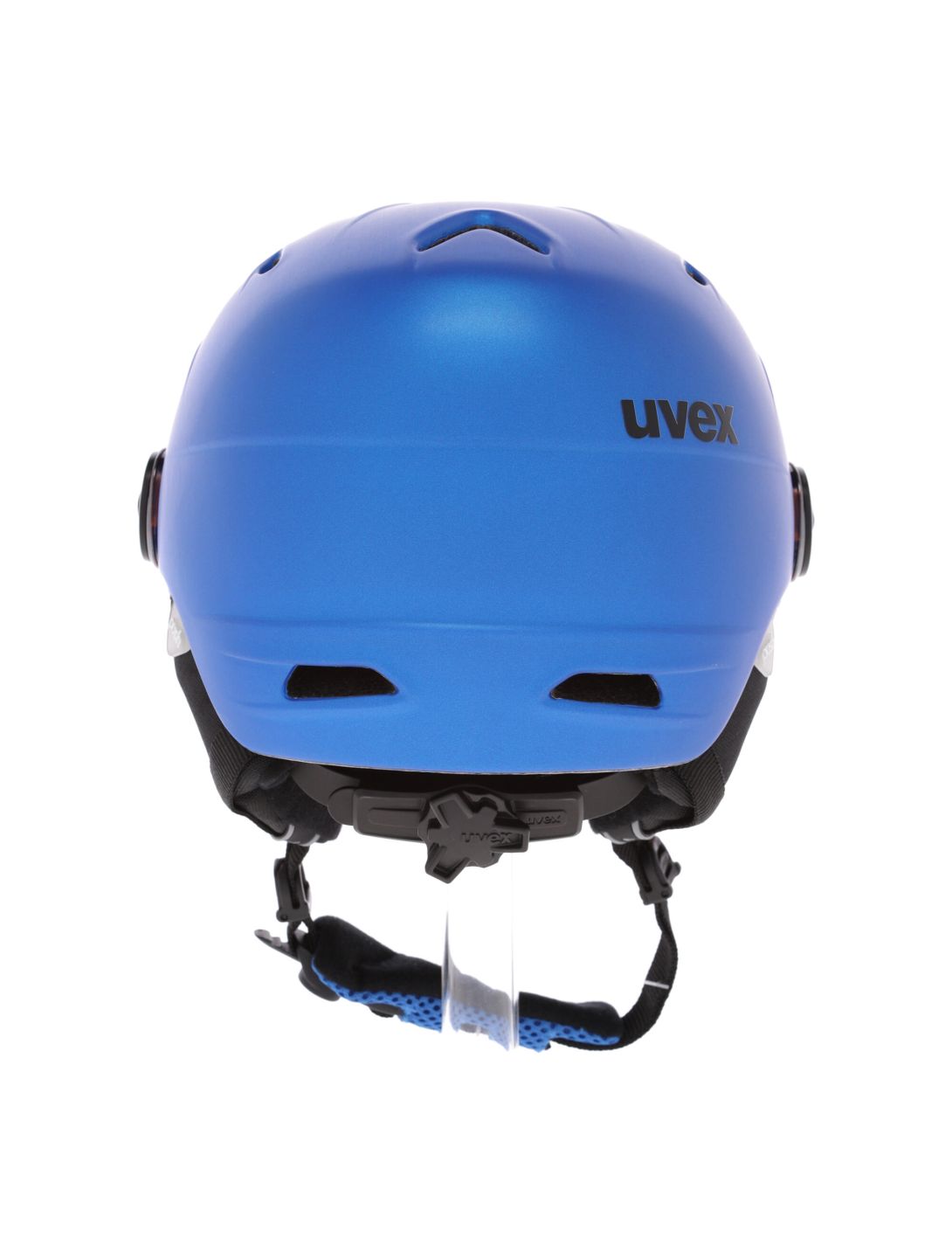 Uvex, Junior Visor Pro caschetto con visiera bambino mat cobalt blu 