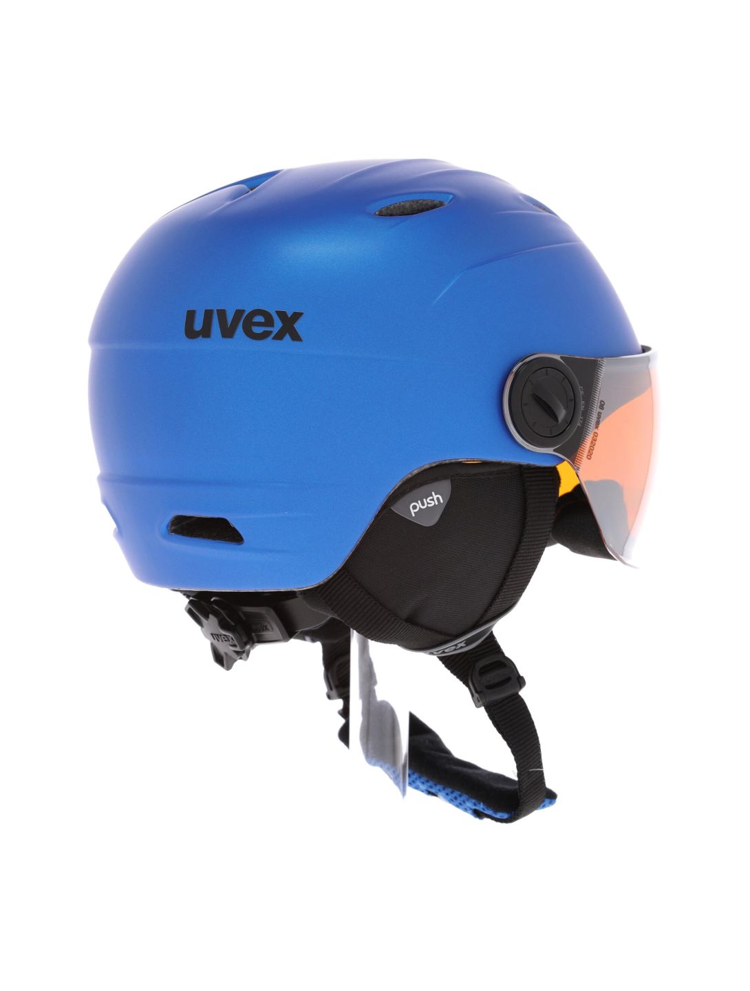 Uvex, Junior Visor Pro caschetto con visiera bambino mat cobalt blu 