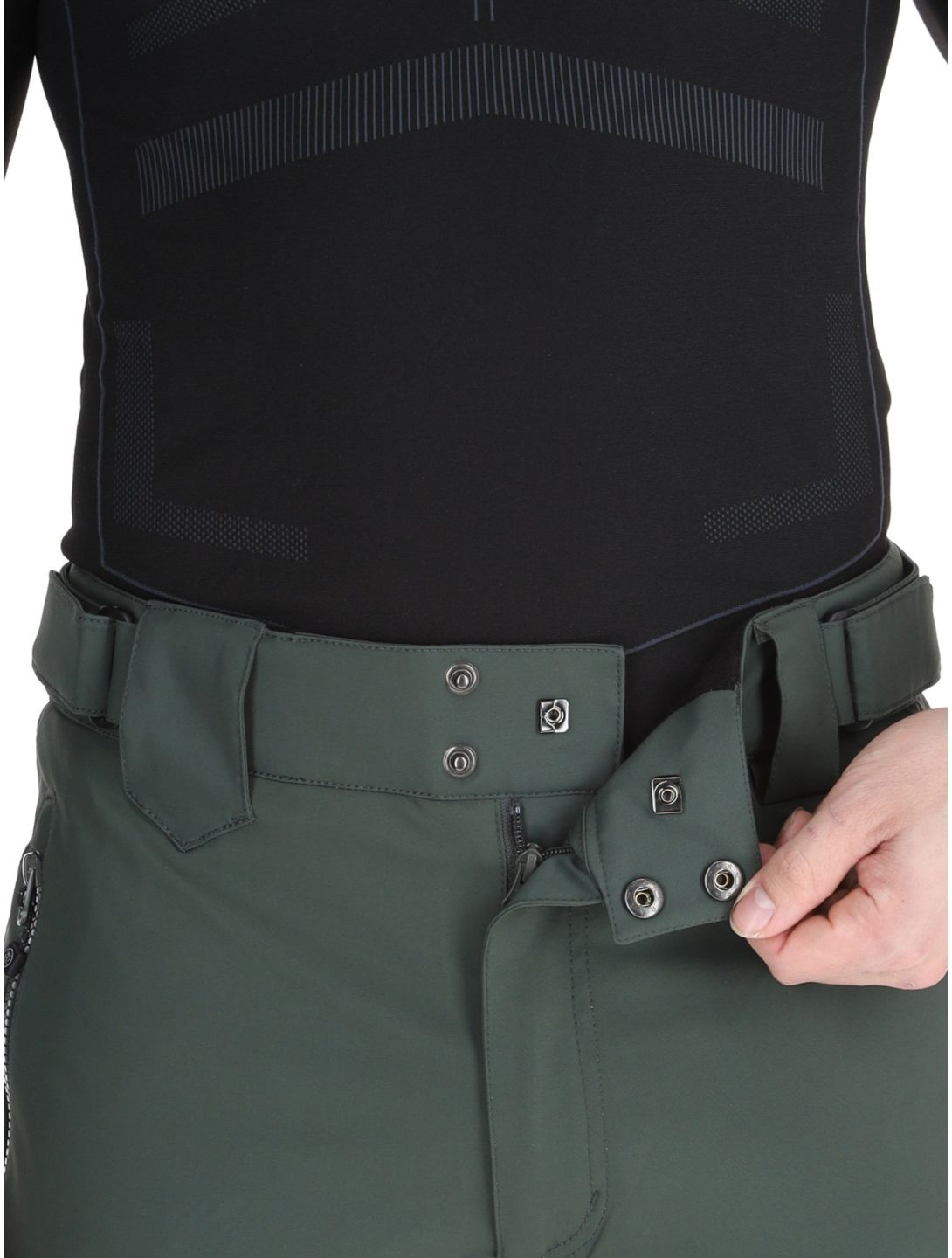 Watts, GOSTT pantaloni da sci uomo Full Forest Green verde 