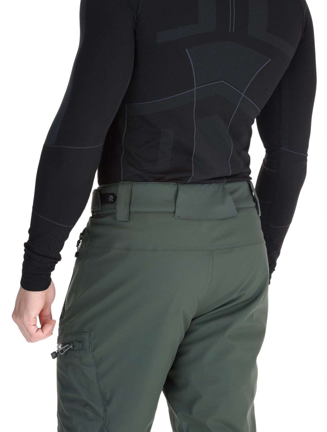 Watts, GOSTT pantaloni da sci uomo Full Forest Green verde 